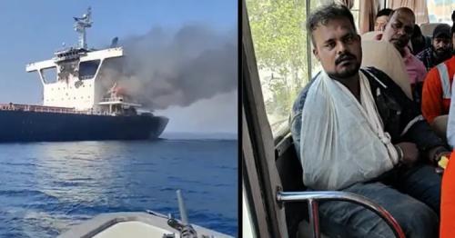 ഹുർമുസിന് സമീപം കപ്പലിന് നേരെ ആക്രമണം: ഒമാൻ നേവി 27 പേരെ രക്ഷപ്പെടുത്തി; ഒരു ഇന്ത്യൻ പൗരൻ കൊല്ലപ്പെട്ടു