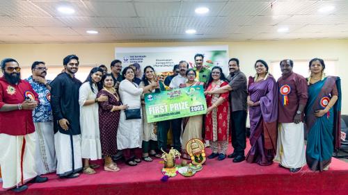 വർണ്ണപുഷ്പങ്ങളുടെ നിറക്കാഴ്ചയൊരുക്കി ബികെഎസ് പൂക്കള മത്സരം; വനിതാവേദിക്ക് ഒന്നാം സ്ഥാനം