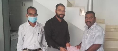 വികെയർ സാന്പത്തിക സഹായം നൽകി 