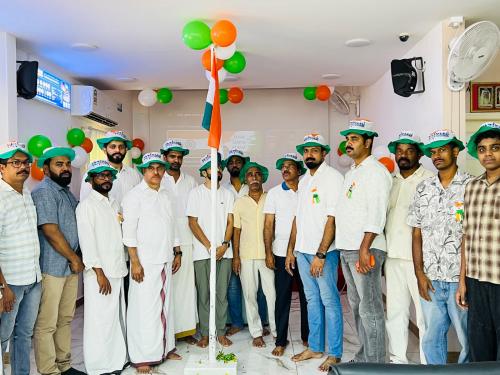 കെ.എം.സി.സി ഈസ്റ്റ് റിഫ ഏരിയ കമ്മിറ്റി സ്വാതന്ത്ര്യദിനം ആഘോഷിച്ചു