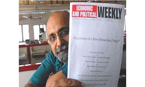എക്കണോമിക് ആന്റ് പൊളിറ്റിക്കല്‍ വീക്കിലി എഡിറ്റര്‍ ഇന്‍ചീഫ് സ്ഥാനം റാം മനോഹര്‍ റെഡ്ഡി ഒഴിയുന്നു