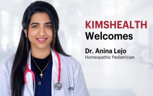 കിംസ്‌ഹെൽത്ത് മെഡിക്കൽ സെന്ററിൽ ഹോമിയോപ്പതിക് വിദഗ്ധ ഡോ. അനീന മറിയം വർഗീസ് ചുമതലയേറ്റു