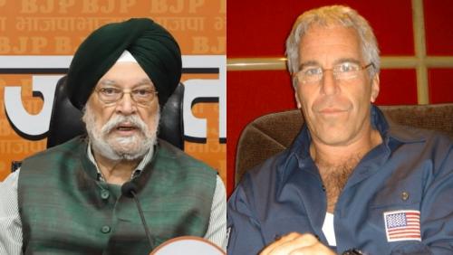 എപ്‌സ്റ്റീൻ ബന്ധം: കേന്ദ്രമന്ത്രി ഹർദീപ് സിംഗ് പുരി പ്രതിരോധത്തിൽ