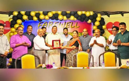 ഡോ. ജോർജ് മാത്യുവിനും പത്നിക്കും യാത്രയയപ്പ് നൽകി