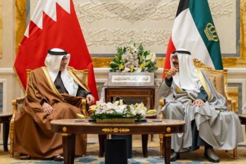 ബഹ്‌റൈൻ കിരീടാവകാശിയും കുവൈത്ത് അമീറും കൂടിക്കാഴ്ച നടത്തി