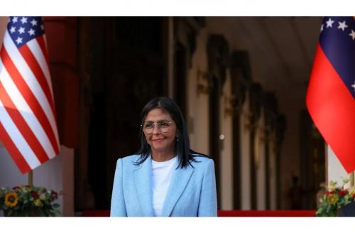 വെനസ്വേലൻ പ്രസിഡന്റ് ഡെൽസി റോഡ്രിഗസിനെതിരെയുള്ള ഉപരോധം അമേരിക്ക നീക്കി