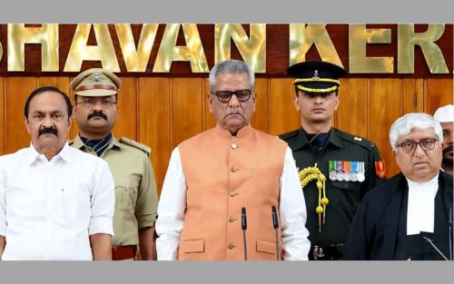 കേരളത്തിന്റെ 29-ാമത് ഗവർണറായി ഓം പ്രകാശ് മാഥൂർ സത്യപ്രതിജ്ഞ ചെയ്ത് ചുമതലയേറ്റു
