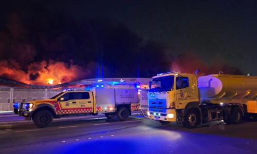 മിന സൽമാന് സമീപം ഇറാൻ ആക്രമണം; തീ നിയന്ത്രണവിധേയമാക്കി സിവിൽ ഡിഫൻസ് 