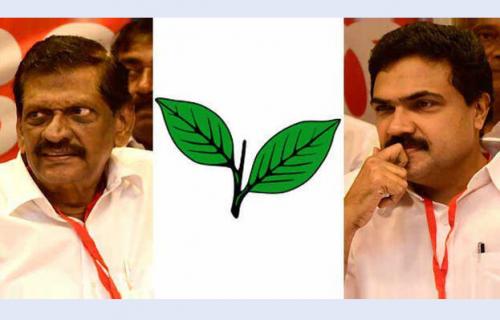 'രണ്ടില' ചിഹ്നം മരവിപ്പിച്ച് തെരഞ്ഞെടുപ്പ് കമ്മീഷൻ