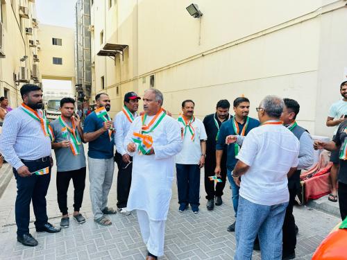 ബഹ്റൈൻ മലയാളി ബിസിനസ് ഫോറം തൊഴിലാളികൾക്കൊപ്പം ഇന്ത്യൻ സ്വാതന്ത്ര്യദിനാഘോഷം സംഘടിപ്പിച്ചു