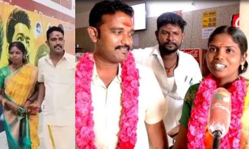 റിലീസിന് തോട്ട് മുമ്പ് വിവാഹം; തീയറ്ററിലെത്തി മാലയിട്ട് വധൂവരന്മാര് ‘ലിയോ’ ഫസ്റ്റ് ഷോ കാഴ്ച റിലീസിന് തോട്ട് മുമ്പ് വിവാഹം; തീയറ്ററിലെത്തി മാലയിട്ട് വധൂവരന്മാര് ‘ലിയോ’ ഫസ്റ്റ് ഷോ കാഴ്ച