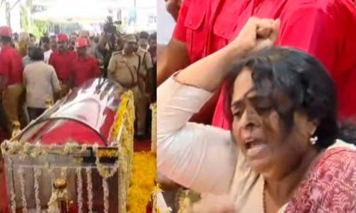 അപ്പൻ പോകേണ്ടത് അമ്മയുടെ കൂടെയെന്ന് ആശ ; പൊതുദർശന ഹാളിൽ ഉന്തും തള്ളും അപ്പൻ പോകേണ്ടത് അമ്മയുടെ കൂടെയെന്ന് ആശ ; പൊതുദർശന ഹാളിൽ ഉന്തും തള്ളും