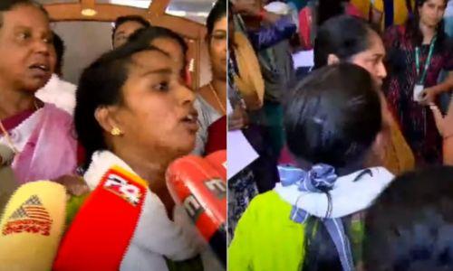 കൊല്ലത്ത് മേയറെ തടഞ്ഞ് തൊഴിലുറപ്പ് തൊഴിലാളികളുടെ പ്രതിഷേധം; വേതനവും ബോണസും ലഭിച്ചില്ല കൊല്ലത്ത് മേയറെ തടഞ്ഞ് തൊഴിലുറപ്പ് തൊഴിലാളികളുടെ പ്രതിഷേധം; വേതനവും ബോണസും ലഭിച്ചില്ല
