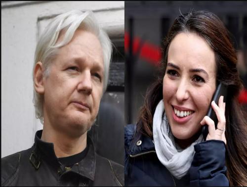 വിക്കിലീക്സ് സ്ഥാപകൻ ജൂലിയൻ അസാൻജ് ലണ്ടൻ ജയിലിൽ വച്ച് വിവാഹിതനായി