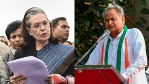കോൺഗ്രസ് അദ്ധ്യക്ഷ സ്ഥാനം ഏറ്റെടുക്കാൻ അശോക് ഗെഹ്ലോട്ടിനോട് ആവശ്യപ്പെട്ട് സോണിയാ ഗാന്ധി കോൺഗ്രസ് അദ്ധ്യക്ഷ സ്ഥാനം ഏറ്റെടുക്കാൻ അശോക് ഗെഹ്ലോട്ടിനോട് ആവശ്യപ്പെട്ട് സോണിയാ ഗാന്ധി