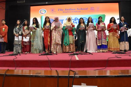 ഇന്ത്യൻ സ്കൂളിൽ വിശ്വ ഹിന്ദി ദിവസ് സമുചിതമായി ആഘോഷിച്ചു