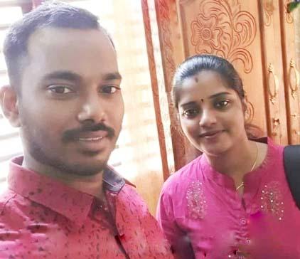 അടൂരില്‍ നിയന്ത്രണംവിട്ട സ്വകാര്യ ബസ് ഇടിച്ച് യുവദമ്പതികൾ മരിച്ചു