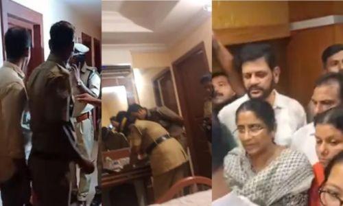 പാലക്കാട്ടെ പൊലീസ് റെയ്ഡ് ; ചട്ടവിരുദ്ധ ഇടപെടൽ ചൂണ്ടിക്കാട്ടി ഇലക്ഷൻ കമ്മീഷന് പരാതി നൽകി കോൺഗ്രസ് പാലക്കാട്ടെ പൊലീസ് റെയ്ഡ് ; ചട്ടവിരുദ്ധ ഇടപെടൽ ചൂണ്ടിക്കാട്ടി ഇലക്ഷൻ കമ്മീഷന് പരാതി നൽകി കോൺഗ്രസ്