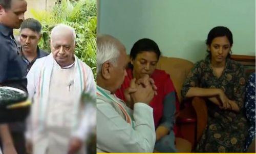 നവീന് ബാബുവിന്റെ കുടുംബാംഗങ്ങളെ സന്ദർശിച്ച് ഗവർണർ നവീന് ബാബുവിന്റെ കുടുംബാംഗങ്ങളെ സന്ദർശിച്ച് ഗവർണർ