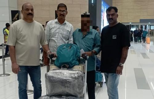 ഹോപ്പിന്റെ കനിവിൽ അനിലിന് മടക്കയാത്ര; എട്ട് വർഷത്തെ ദുരിതങ്ങൾക്കൊടുവിൽ തിരുവനന്തപുരം സ്വദേശി നാട്ടിലെത്തി