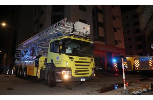 ഹൂറയിലെ പാർപ്പിട സമുച്ചയത്തിൽ തീപിടുത്തം; താമസക്കാരെ സുരക്ഷിതമായി ഒഴിപ്പിച്ചു