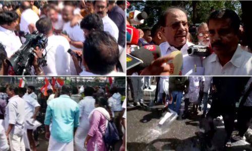 വെടിവെച്ചാലും സമരത്തിൽ നിന്നും പിന്മാറില്ല’; കെ സുധാകരൻ വെടിവെച്ചാലും സമരത്തിൽ നിന്നും പിന്മാറില്ല’; കെ സുധാകരൻ