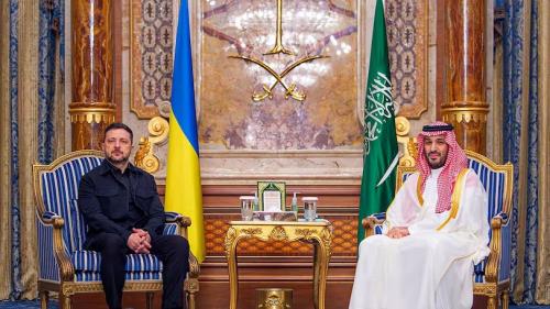 സൗദി ഭരണാധികാരികളുമായി ചർച്ച നടത്തി സെലൻസ്‌കി; പ്രതിരോധ മേഖലയിൽ സഹകരണം ശക്തമാക്കും