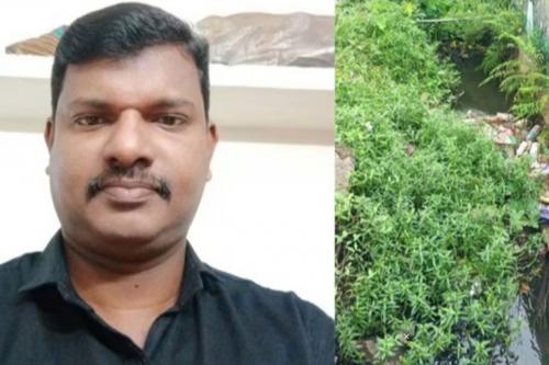 ആലപ്പുഴയിൽ കനത്ത മഴയിൽ മൂടിയില്ലാത്ത ഓടയിൽവീണ് യുവാവ് മരിച്ചു
