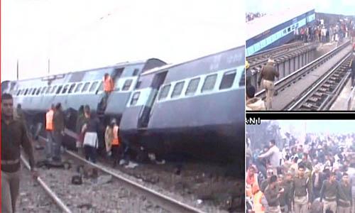 അജ്മീര്-സെല്ദ എക്സ്പ്രസ്പ്രസ് പാളം തെറ്റി: രണ്ട് മരണം അജ്മീര്-സെല്ദ എക്സ്പ്രസ്പ്രസ് പാളം തെറ്റി: രണ്ട് മരണം