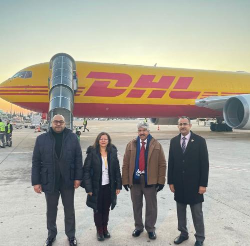 ബഹ്റൈന്റെ സഹായം തുർക്കിയിലെത്തി