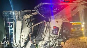 ആന്ധ്രയിൽ വാഹനാപകടം: എട്ട് തീർഥാടകർ മരിച്ചു