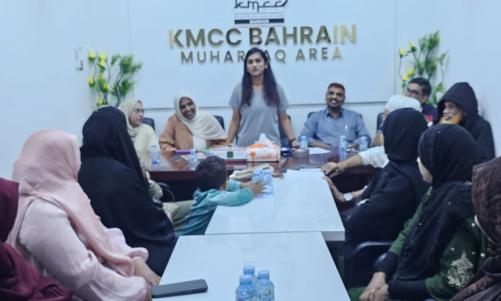 അഡ്വ. സ്മിജിക്ക് കെ.എം.സി.സി മുഹറഖ് ഏരിയ കമ്മിറ്റിയും ലേഡീസ് വിങ്ങും സ്വീകരണം നൽകി