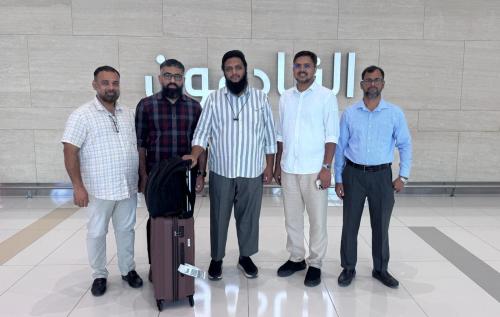 വാഗ്മി ഉനൈസ് പാപ്പിനിശ്ശേരി ബഹ്‌റൈനിലെത്തി; വിമാനത്താവളത്തിൽ സ്വീകരണം