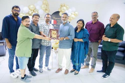 34 വർഷത്തെ പ്രവാസത്തിന് വിരാമം; മനോജിനും കുടുംബത്തിനും ഫെഡ് ബഹ്‌റൈൻ യാത്രയയപ്പ് നൽകി