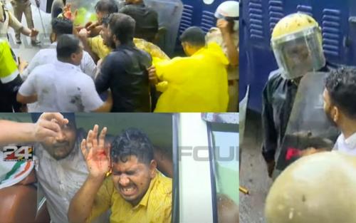 കോണ്ഗ്രസ് മാര്ച്ചില് സംഘര്ഷം; പ്രവർത്തകരും പൊലീസും തമ്മിൽ ഏറ്റുമുട്ടി, മലപ്പുറത്തും കാസര്കോട്ടും ലാത്തിച്ചാര്ജ് കോണ്ഗ്രസ് മാര്ച്ചില് സംഘര്ഷം; പ്രവർത്തകരും പൊലീസും തമ്മിൽ ഏറ്റുമുട്ടി, മലപ്പുറത്തും കാസര്കോട്ടും ലാത്തിച്ചാര്ജ്