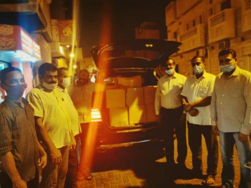 കെ.എം.സി.സിയുടെ ഭക്ഷ്യകിറ്റ് വിതരണം തുടരുന്നു