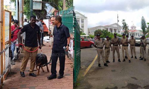 സെക്രട്ടറിയേറ്റിന് ബോംബ് ഭീഷണി; പൊലീസ് ആസ്ഥാനത്തേക്ക് ഭീഷണി സന്ദേശം സെക്രട്ടറിയേറ്റിന് ബോംബ് ഭീഷണി; പൊലീസ് ആസ്ഥാനത്തേക്ക് ഭീഷണി സന്ദേശം
