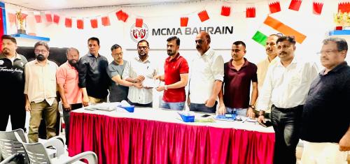 ഭവന നിർമ്മാണത്തിന് പത്തുലക്ഷം രൂപ ധനസഹായം നൽകി മനാമ സെൻട്രൽ മാർക്കറ്റ് മലയാളി അസോസിയേഷൻ