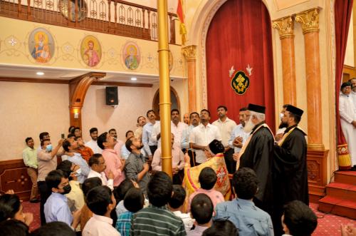 ബഹ്റൈൻ സെന്റ് മേരീസ് ഇന്ത്യന് ഓര്ത്തഡോക്സ് കത്തീഡ്രലിന്റെ 63-മത് പെരുന്നാള് ശുശ്രൂഷകള് ആരംഭിച്ചു ബഹ്റൈൻ സെന്റ് മേരീസ് ഇന്ത്യന് ഓര്ത്തഡോക്സ് കത്തീഡ്രലിന്റെ 63-മത് പെരുന്നാള് ശുശ്രൂഷകള് ആരംഭിച്ചു