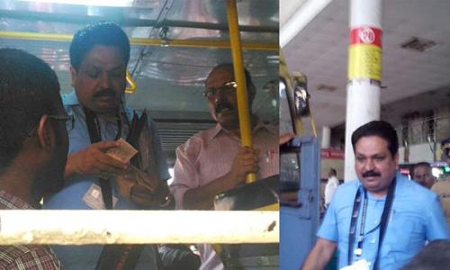 ലോക തൊഴിലാളി ദിനത്തിൽ കെഎസ്ആർടിസി കണ്ടക്ടറായി ടോമിൻ ജെ. തച്ചങ്കരി