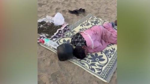 കഞ്ചാവ് ഉണക്കാനിട്ട് ഉറങ്ങിപ്പോയി; യുവാവ് ബീച്ചിൽ പോലീസ് പിടിയിൽ