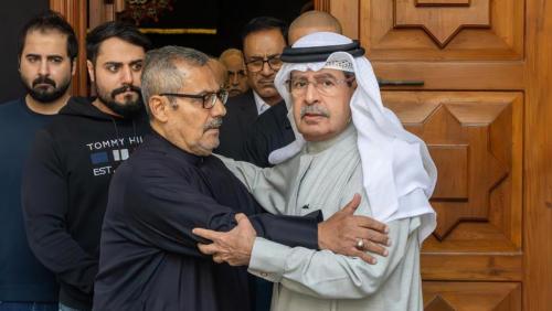 ഇറാൻ ആക്രമണത്തിൽ കൊല്ലപ്പെട്ട സ്വദേശിയുടെ കുടുംബത്തെ ഷെയ്ഖ് അലി ബിൻ ഖലീഫ സന്ദർശിച്ചു