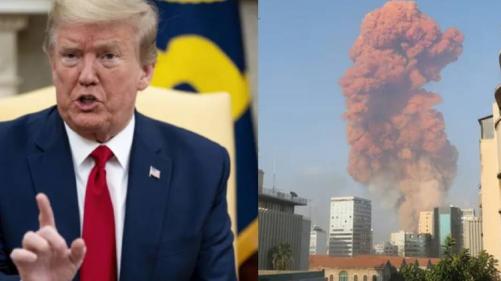 ബെയ്‌റൂട്ട് സ്ഫോടനം ആക്രമണമെന്ന് സംശയിക്കുന്നുവെന്ന്‌ ട്രംപ്; അല്ലെന്ന് ലബനൻ   