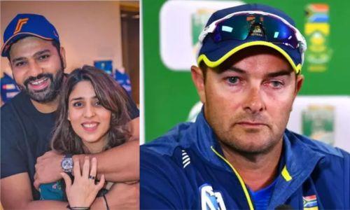 രോഹിത്തിനെ ക്യാപ്റ്റൻ സ്ഥാനത്തുനിന്ന് നീക്കിയതിൽ വിശദീകരണവുമായെത്തിയ ബൗച്ചറിന് മറുപടിയുമായി രോഹിതിന്റെ ഭാര്യ