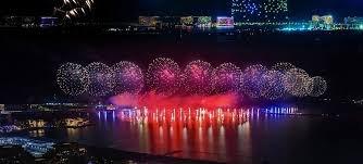 ആകാശത്ത് വർണ്ണവിസ്മയം; യു.എ.ഇയിൽ റെക്കോർഡുകളുടെ പുതുവർഷാഘോഷം