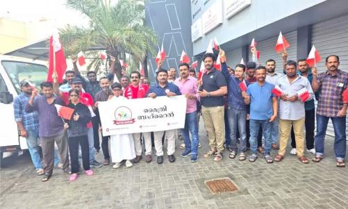 തൊഴിലാളികൾക്കൊപ്പം ദേശീയ ദിനം ആഘോഷിച്ച് മൈത്രി ബഹ്‌റൈൻ; ട്യൂബ്ലി ലേബർ ക്യാമ്പിൽ ഭക്ഷണ വിതരണം നടത്തി