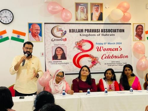 കൊല്ലം പ്രവാസി അസോസിയേഷന്റെ വനിത വിഭാഗം വനിതദിനാചരണം സംഘടിപ്പിച്ചു കൊല്ലം പ്രവാസി അസോസിയേഷന്റെ വനിത വിഭാഗം വനിതദിനാചരണം സംഘടിപ്പിച്ചു