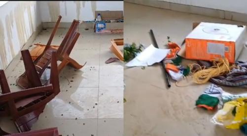 തളിപ്പറമ്പിൽ കോൺഗ്രസ് ഓഫീസിന് നേരെ ആക്രമണം