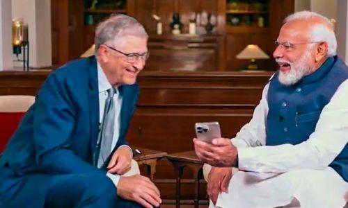 മൈക്രോസോഫ്റ്റ് സ്ഥാപകൻ ബിൽ ഗേറ്റ്സും പ്രധാനമന്ത്രി നരേന്ദ്രമോദിയും തമ്മിലുള്ള അഭിമുഖം സംപ്രേഷണം ചെയ്യാൻ പ്രസാർ ഭാരതിക്ക് അനുമതിയില്ല മൈക്രോസോഫ്റ്റ് സ്ഥാപകൻ ബിൽ ഗേറ്റ്സും പ്രധാനമന്ത്രി നരേന്ദ്രമോദിയും തമ്മിലുള്ള അഭിമുഖം സംപ്രേഷണം ചെയ്യാൻ പ്രസാർ ഭാരതിക്ക് അനുമതിയില്ല