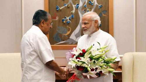 പ്രധാനമന്ത്രിക്ക് പിറന്നാൾ ആശംസയുമായി മുഖ്യമന്ത്രി പിണറായി വിജയൻ പ്രധാനമന്ത്രിക്ക് പിറന്നാൾ ആശംസയുമായി മുഖ്യമന്ത്രി പിണറായി വിജയൻ